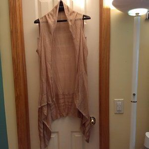 Vintage Y2K 00s Line knit open sleeveless cardigan kimono vest🎈HOST PICK🎈